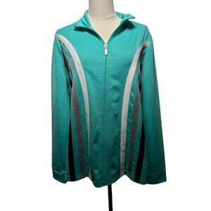 Masseys Retro Style Athletic Zip Up Jacket Size L